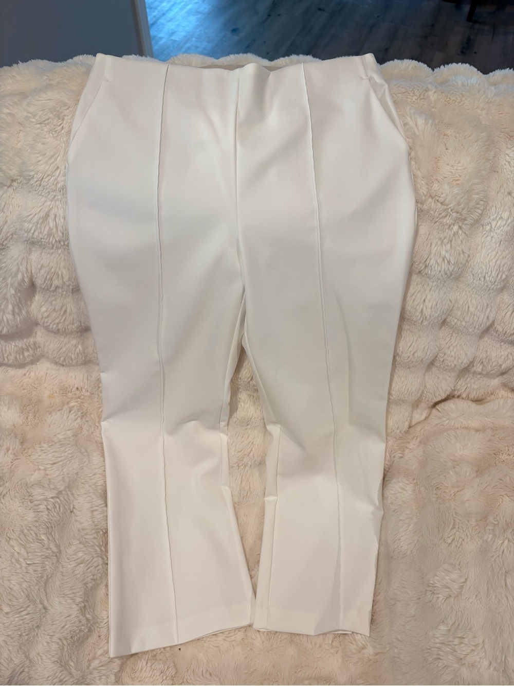 Rachel Zoe White Cropped Tailored Pants